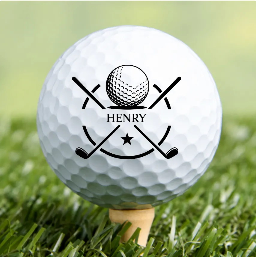 Personalized Plastic Golf Ball Stamp for Golfers – Custom Logo Marker, Unique Gift for Avid Players