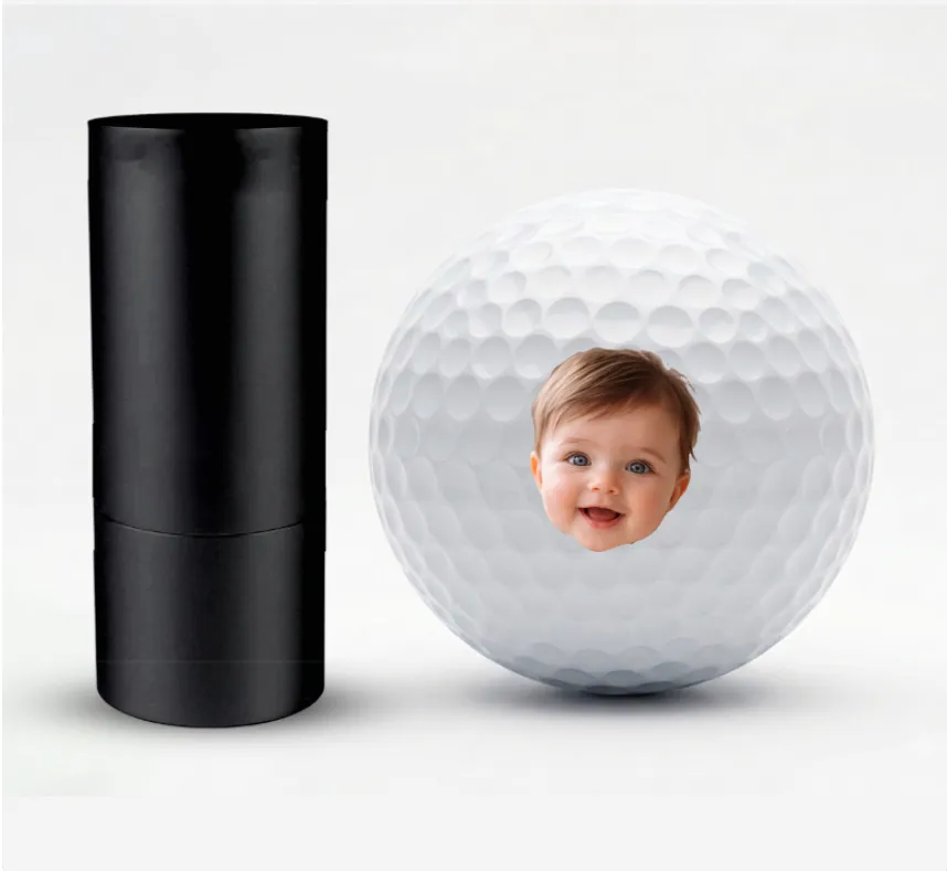 Custom Face Photo Golf Ball Stamp Box, Golf Club Gift, Golf Lovers Gift