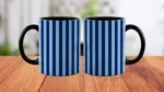 Black and Blue Stripe