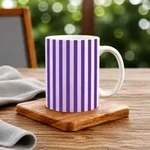 White and Purple Stripe