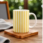 White and Yellow Stripe