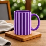 Purple-Pastel Purple and Purple Stripe