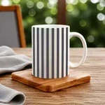 White and Gray Stripe