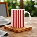 White and Red Stripe