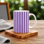White and Purple Stripe