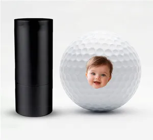 Custom Face Photo Golf Ball Stamp Box, Golf Club Gift, Golf Lovers Gift