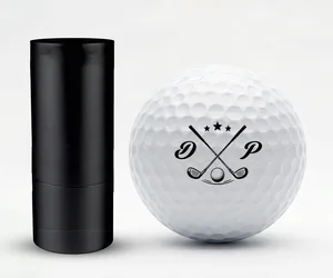 Custom Name Golf Ball Stamp Box, Personalized Gift for Dad, Boyfriend, Gift for Golfer, Golf Ball Marker