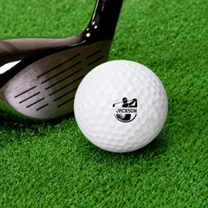 Personalized Golf Ball Stamp Box, Personalized Golf Stamps, Gift for Golfer, Groomsmen Golf Gifts