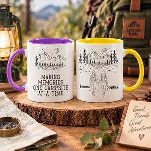 Custom Adventure Partners Couple Mug Set