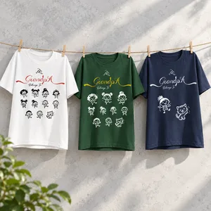 This Grandpa Belongs To Personalized Kids Stick Figure T-Shirt, Custom Children Shirt, Grandparents Parents Gift