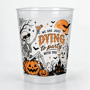 Halloween Party Funny Skeleton Meme - Personalized Cups