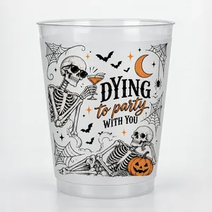 Halloween Party Funny Skeleton Meme - Personalized Cups