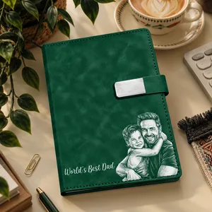 Personalized Dad Wallet Custom Photo, Best Dad Ever Pencil Drawing Portrait, Father Son Daughter Memory Gift, Custom Leather Wallet for Dad