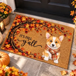 Hey There Pumpkin Autumn Home Decor - Personalized Doormat