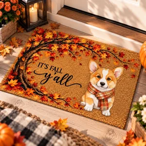 Hey There Pumpkin Autumn Home Decor - Personalized Doormat