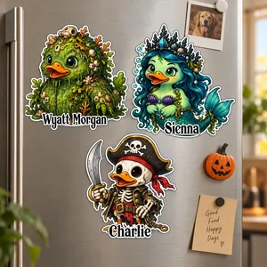 Personalized Creature Magnet Custom Name, Creepy Cute Monster Fridge Magnet, Choose Your Style, Spooky Woodland Keepsake Gift