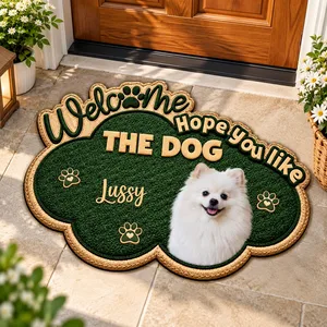 The Pet Makes The Rules Photo - Personalized Doormat