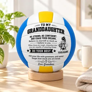 Personalized Volleyball Custom Name & Number, To My Granddaughter Inspirational Volleyball, Grandma Gift for Volleyball Player, Sports Keepsake