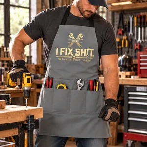 I Fix SH*T That's What I Do Custom Name - Personalized Tool Apron - Funny Gifts for Dad, Husband, Grandpa & Handyman