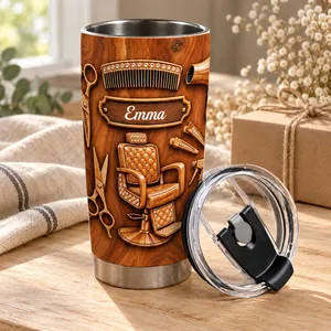 3D Hair Salon Tumbler 20oz - Personalized Custom Name