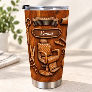 3D Hair Salon Tumbler 20oz - Personalized Custom Name