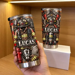 Custom Firefighter Name Tumbler