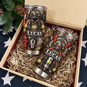 Custom Firefighter Name Tumbler