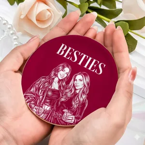Best Friend - Personalized Custom Photo Pencil Sketch Ring Dish