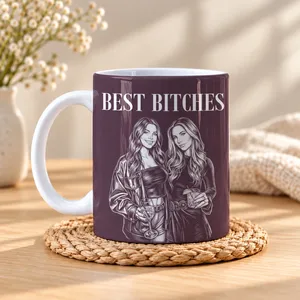 Best Friend - Personalized Ceramic Mug, Funny Best Friend Gift for Her