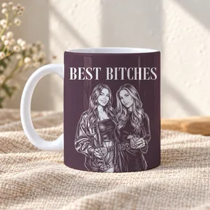 Best Friend - Personalized Ceramic Mug, Funny Best Friend Gift for Her