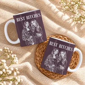 Best Friend - Personalized Ceramic Mug, Funny Best Friend Gift for Her