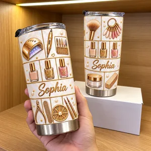 Custom Nail Technician Name Tumbler