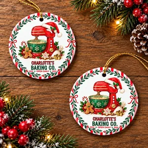 Custom Christmas Baking Mixer Ornament
