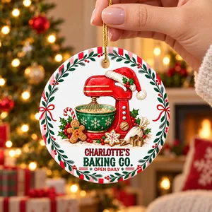 Custom Christmas Baking Mixer Ornament