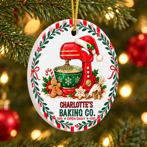 Custom Christmas Baking Mixer Ornament