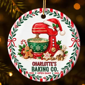 Custom Christmas Baking Mixer Ornament