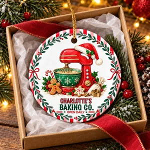Custom Christmas Baking Mixer Ornament