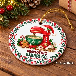 Custom Christmas Baking Mixer Ornament