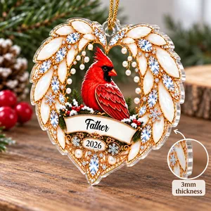 Cardinals Appear When Angels Are Near - Personalized 1-Layer Acrylic Ornament