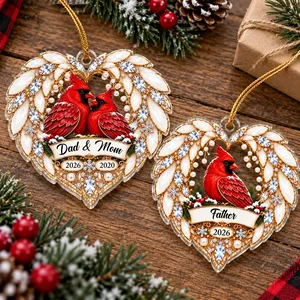 Cardinals Appear When Angels Are Near - Personalized 1-Layer Acrylic Ornament