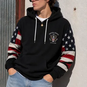 United States Patriotic Eagle Graphic Hoodie