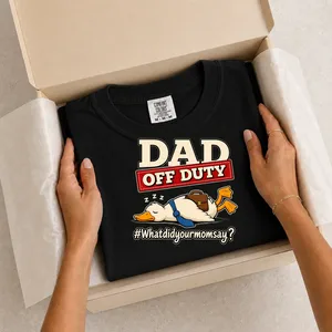 Dad Off Duty Parenting Humor T-Shirt