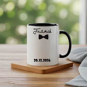 Personalized Fiancé Fiancée Mug Engagement Gift