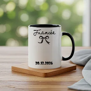 Personalized Fiancé Fiancée Mug Engagement Gift