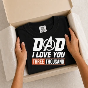 Dad Avengers Inspired Love You 3000 T-Shirt