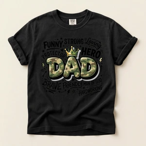 Strong Loving Dad Hero Protector T-Shirt