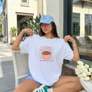 You're Looking At The Berry Best Mom Strawberry Mother's Day T-Shirt