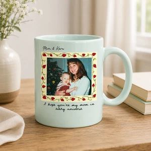 Every Sip Reminds Me of You – Personalized Mom Photo Mug, Custom Picture Coffee Mug for Mom, Mother's Birthday Gift, Personalized Ceramic Mug, Multi-Color Coffee Cup, Gift from Daughter or Son