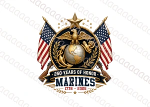 US Marines 250th Anniversary - Decal