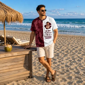 I'm Not Retired I'm A Professional Daddy Shirt Gift - Personalized Dad T-Shirt with Face Photo and Custom Name